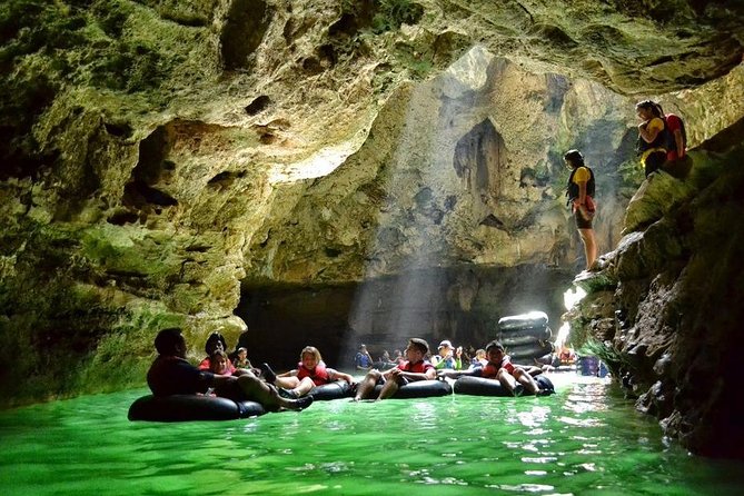 1 day Yogyakarta Tour Jomblang cave and Pindul Cave tubing - Reaching the floor of Jomblang Cave