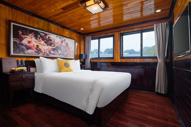1 night Halong Bay Cruise-Titov Island,Surprise Cave,kayak,meals - A social evening on the boat