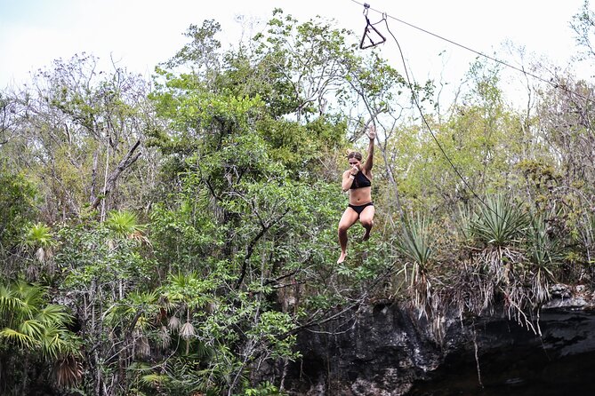 4 Private Cenotes, Zip-Lines, Canoes & Mayan Village with Delicious Lunch - Private transport makes a wide pickup area practical