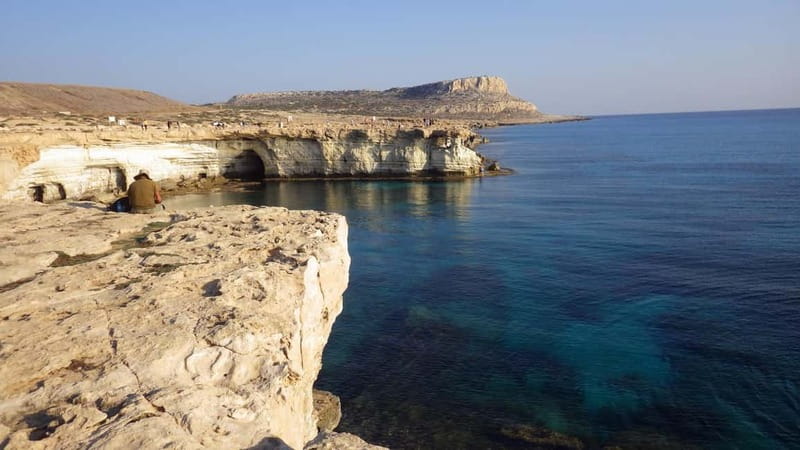 5-hour Cape Greco Caves kayaking + Snorkelling trip - Pickup from Larnaca and the real time commitment