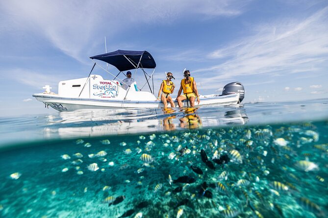 5-in-1 Cancun Snorkeling: Turtles, Reef, Musa, Shipwreck, Cenote - What the two-hour water schedule feels like
