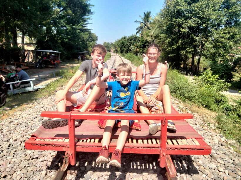 Afternoon Tour: Bamboo Train, Killing Cave &Bat Cave - Facing the Killing Cave and Khmer Rouge history