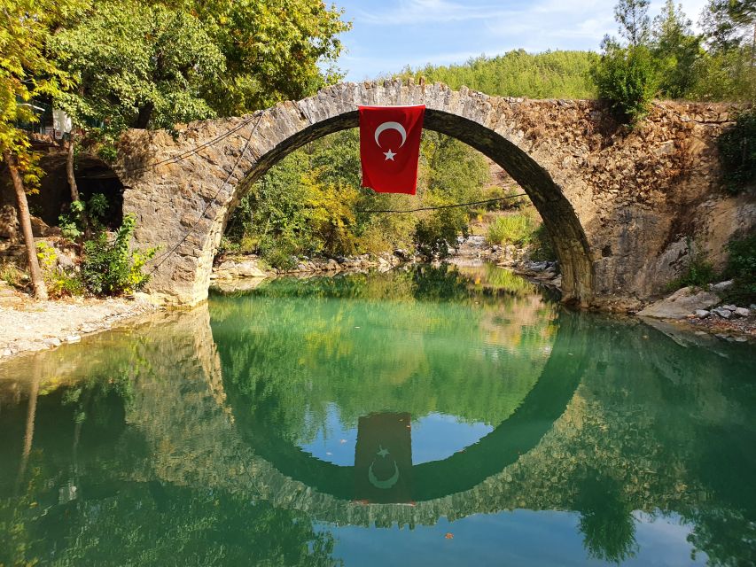 Alanya: Sapadere Canyon Waterfalls & Dwarfs Cave Tour - Hercules Bridge and clear mountain water