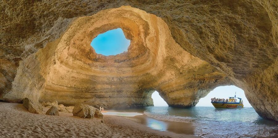 Albufeira: 2.5-Hour Benagil Caves & Dolphin Watching - The Yellow Submarine and Albandeira Arch