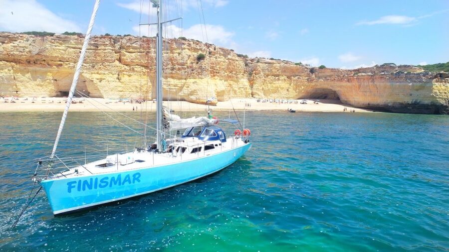 Albufeira: 3-Hour Yacht Daytime/Sunset Cruise to Benagil - The Algarve Coast Between Albufeira and Benagil