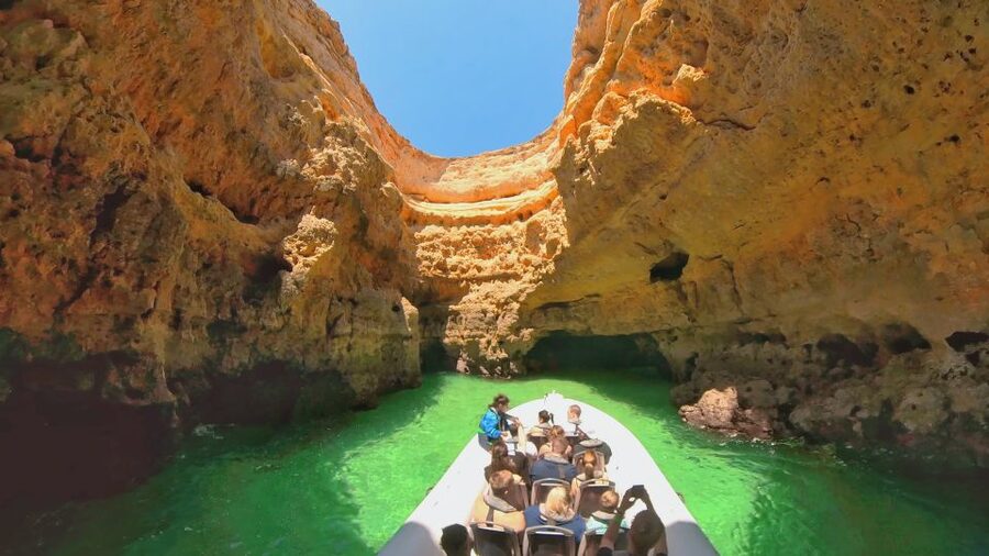Albufeira: Benagil Cave and Dolphin Sightseeing Boat Cruise - What the Dolphin Search Is Really Like