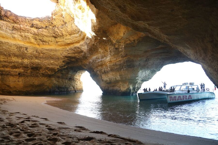Albufeira: Caves and Coastline Catamaran Cruise to Benagil - Key points to know before booking