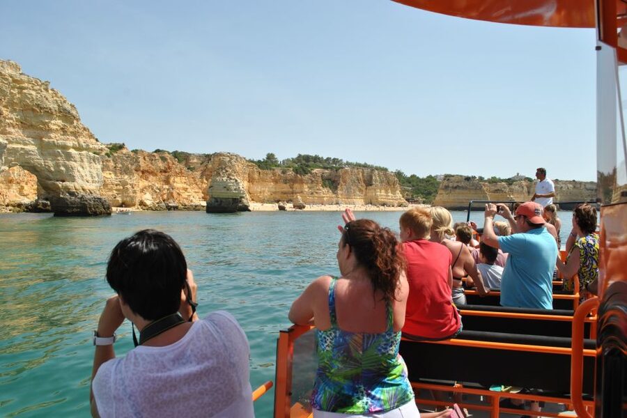 Albufeira: Dolphin Watching and Benagil Cave - From Albufeira Marina to the Benagil Coast