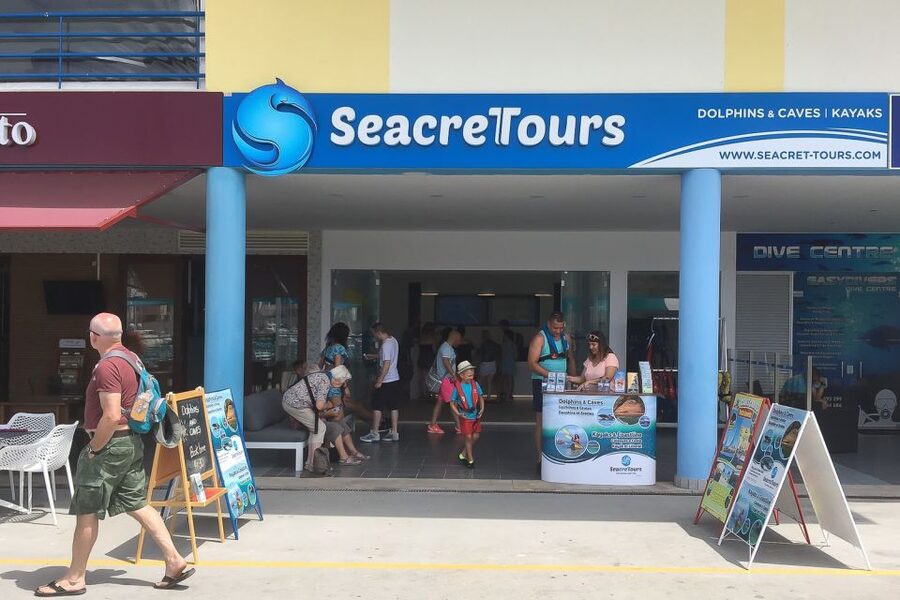 Albufeira: Dolphin Watching and Benagil Cave Boat Cruise - Leaving Albufeira Marina for the open sea