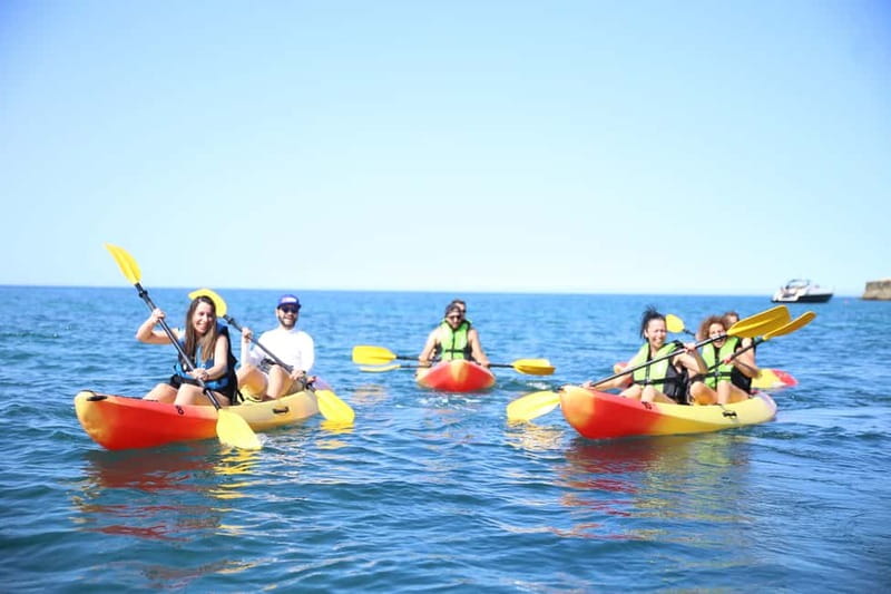 Albufeira: Hidden Beaches & Cliffs Guided Kayak Cave Tour - Passing Ninho das Andorinhas and Praia dos Arrifes