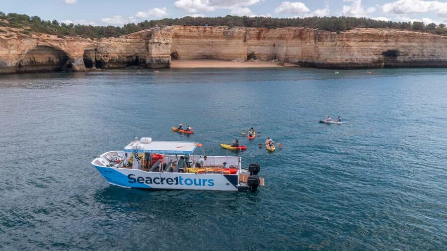 Albufeira Marina: Benagil Cave to Marinha Beach Kayak Tour - Key points to know before you book