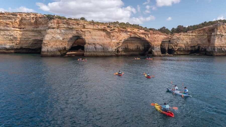 Albufeira Marina: Benagil Cave to Marinha Beach Kayak Tour - Who should book this Algarve kayak tour?