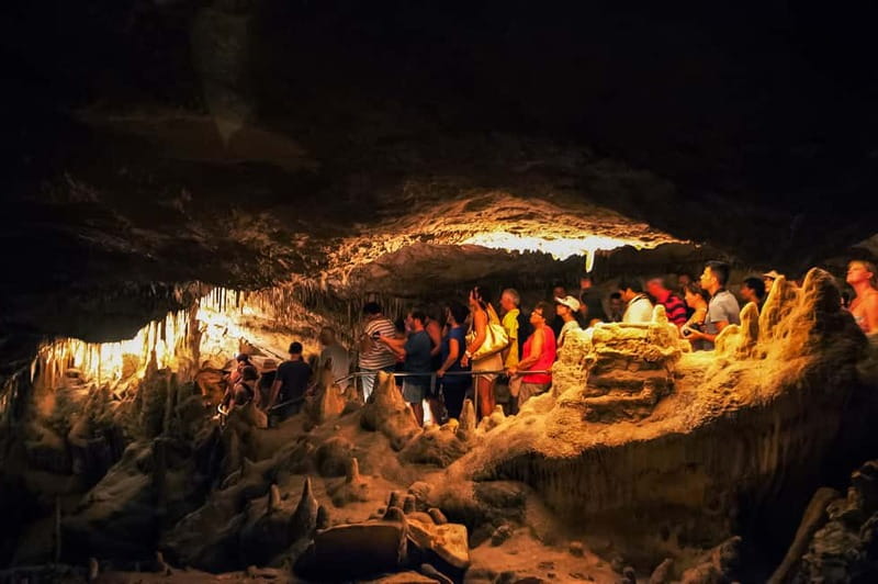 Alcudia: Caves of Drach Tour from the North with Boat Trip - The short boat ride on Lake Martel