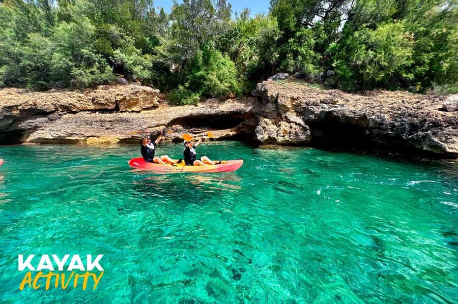 Alcudia: Kayak Tour with Snorkel & Sea Cave Swim - Snorkeling in North Mallorca’s clear water