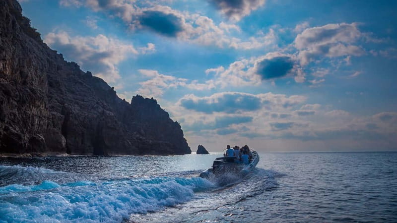 Alcudia: Sea Caves Coves and Snorkeling in small groups - Leaving Alcudia for the Llevant coast