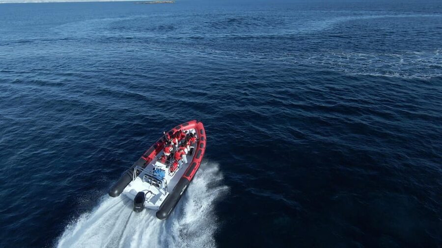 Alcudia: Sightseeing, Sea Caves & Snorkel Speedboat Tour - How thrilling is the speedboat ride?