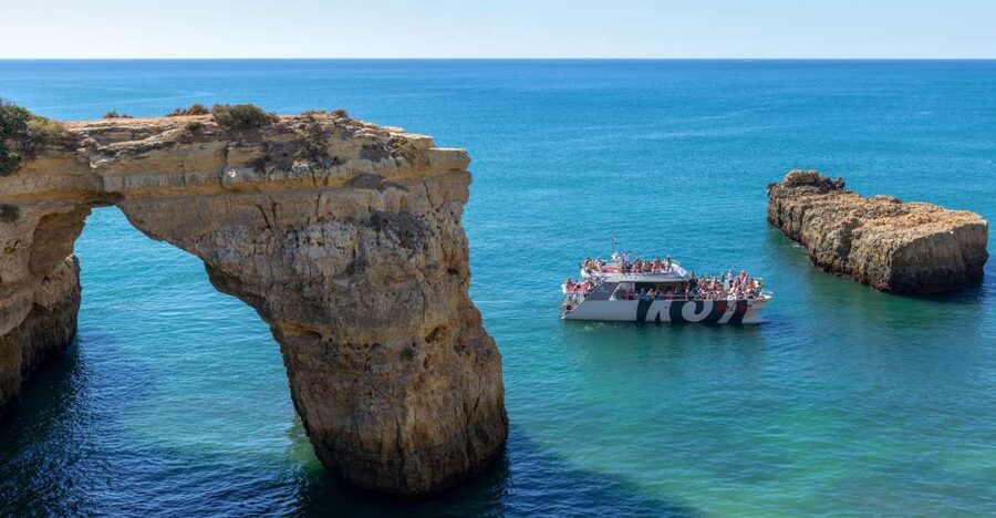 Algarve 3-Hour Caves and Coastline Boat Trip - Leaving Albufeira Marina for the Algarve Coast