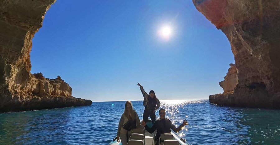 Algarve: Benagil Caves 2-Hour Private Tour - Leaving Portimão on the Rio Arade