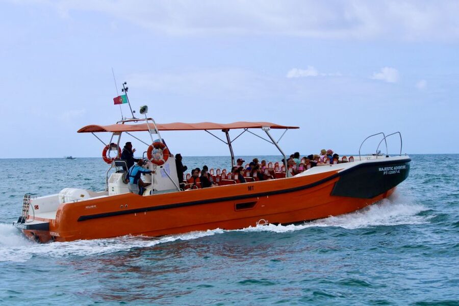 Algarve: Benagil Caves Open Speedboat Tour - The ride toward the Algarve coast