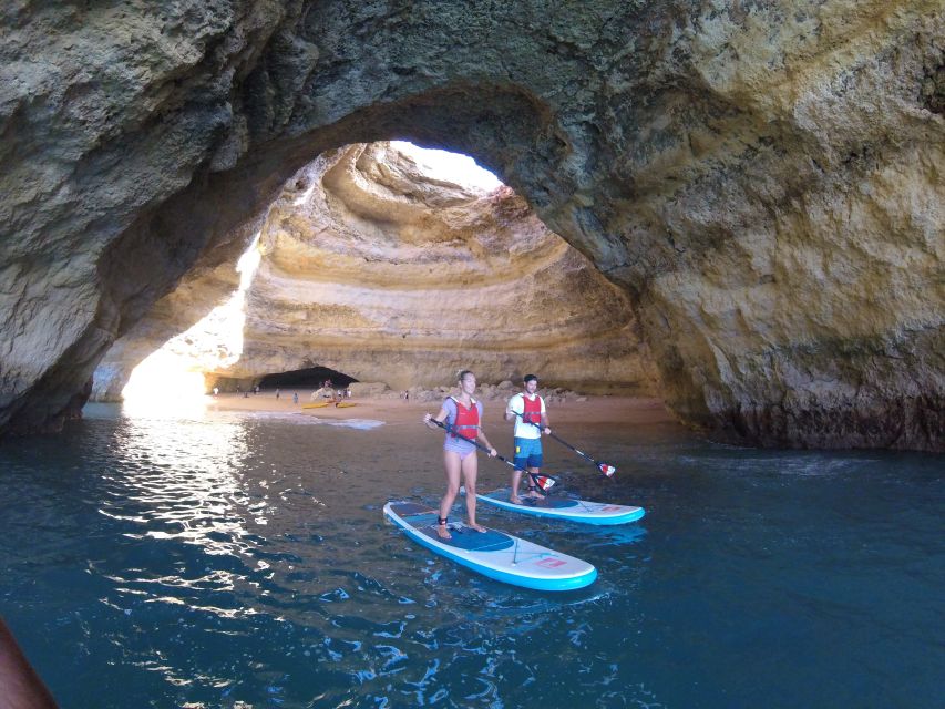 Algarve: Benagil Caves SUP Tour since 2016 - Looking for fossils and smaller caves