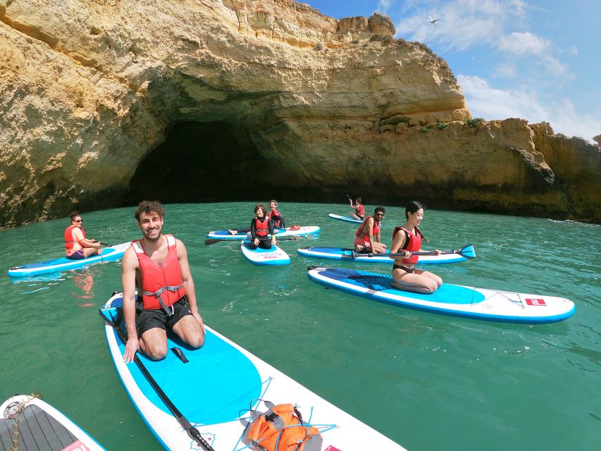 Algarve: Benagil Caves SUP Tour since 2016 - Following the golden cliffs