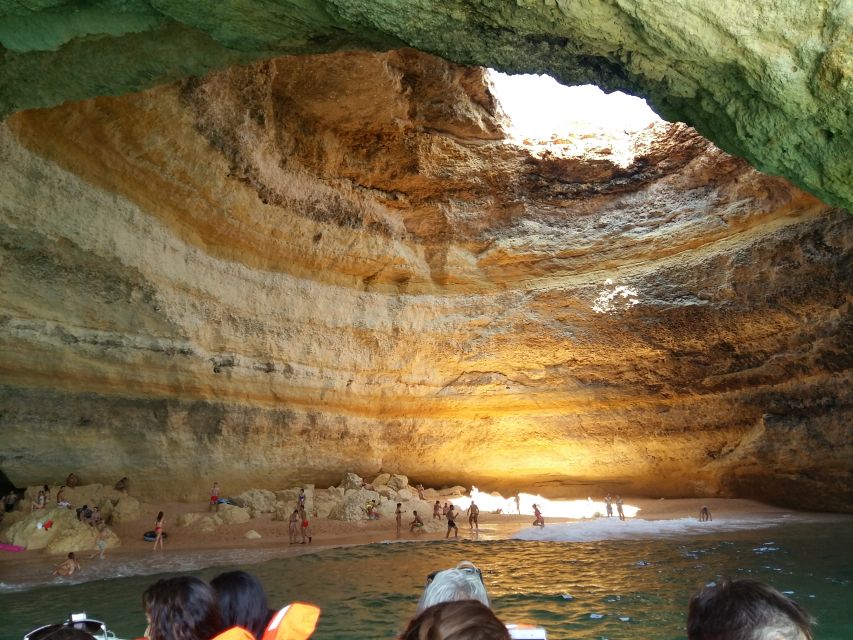 Algarve: Boat Trip to the Caves of Benagil - Spending time inside Benagil Cave