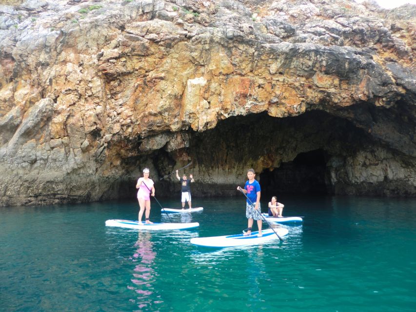 Algarve: Stand Up Paddle Tour w/ Snorkeling to Ingrina Caves - The cliff jump is optional, not the whole point