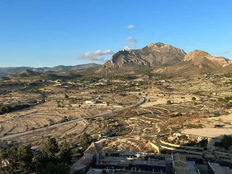 Alicante Santa Pola: Canelobre Caves, Busot, and Villajoyosa / Max. Group Size: 4 - Add Busot Castle for the views, not a gentle stroll