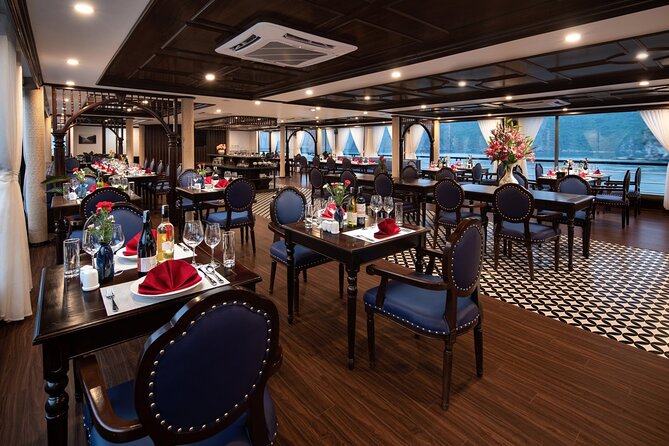 All-Inclusive 2 Day/1 Night Halong Luxury Cruise, Meals, Cave, Kayaking,Swimming - The Hanoi transfer can change the value