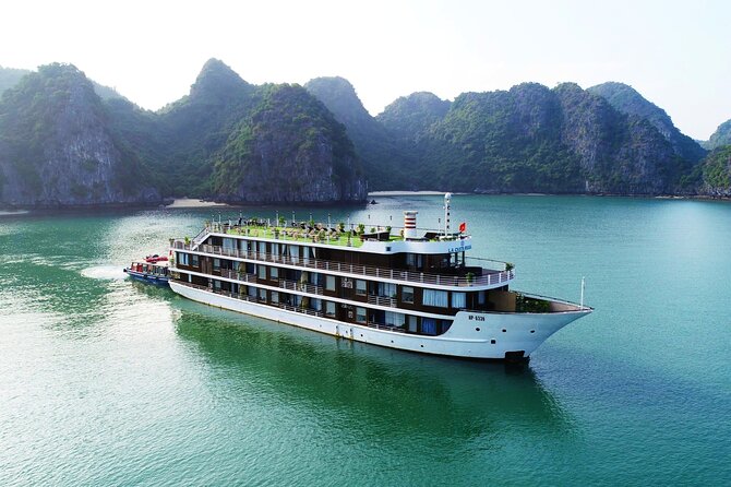 All-Inclusive 2 Day/1 Night Halong Luxury Cruise, Meals, Cave, Kayaking,Swimming - Sung Sot Cave and Titop Island on the first afternoon