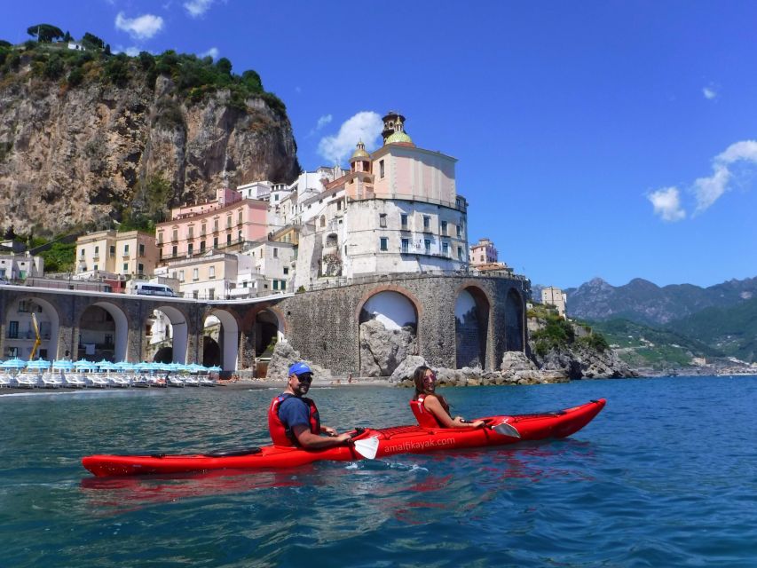 Amalfi Coast: Kayak Tour with Snorkeling and Grottoes Visit - The first lesson and the westward paddle