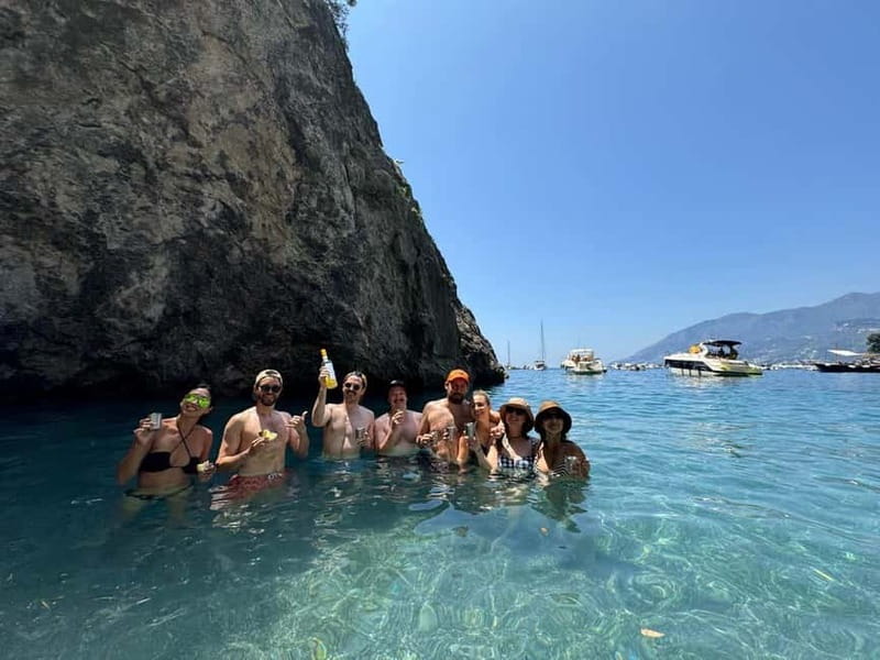 Amalfi: Kayak-Snorkel to Pandora Cave, Hidden Beach & Drinks - The Sulfur Cave and its unusual water