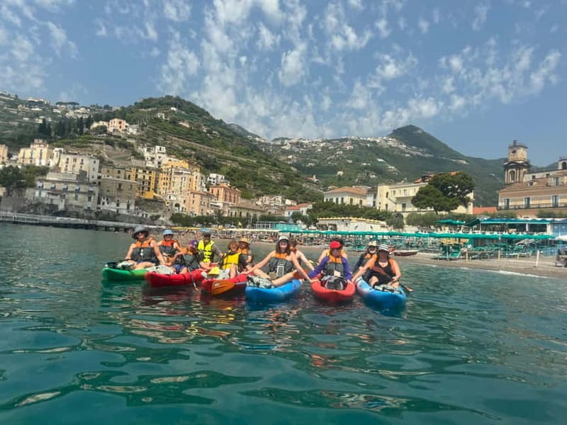 Amalfi: Kayak-Snorkel to Pandora Cave, Hidden Beach & Drinks - What the $69 price really includes