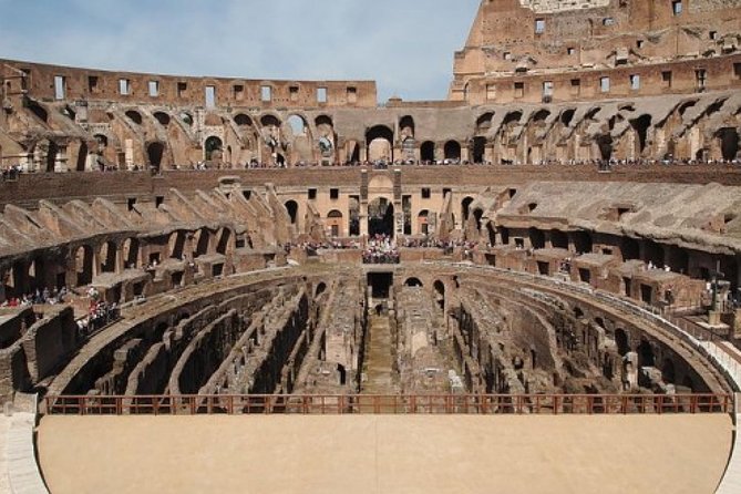 Ancient Rome: Colosseum Underground Group Tour - Standing on the arena floor