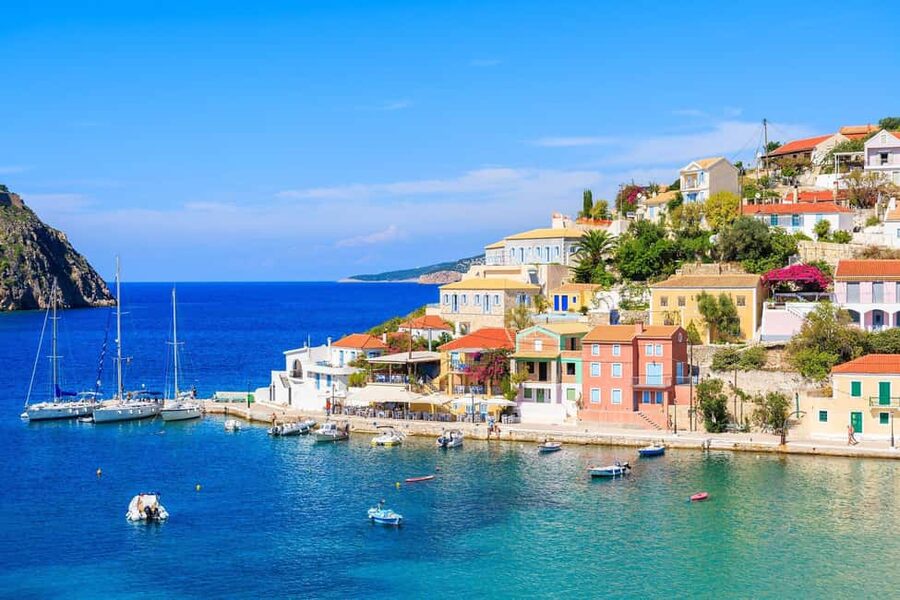 Argostoli: Explore Fiskardo, Myrtos Beach, Melissani Cave - Assos: the most relaxed village stop