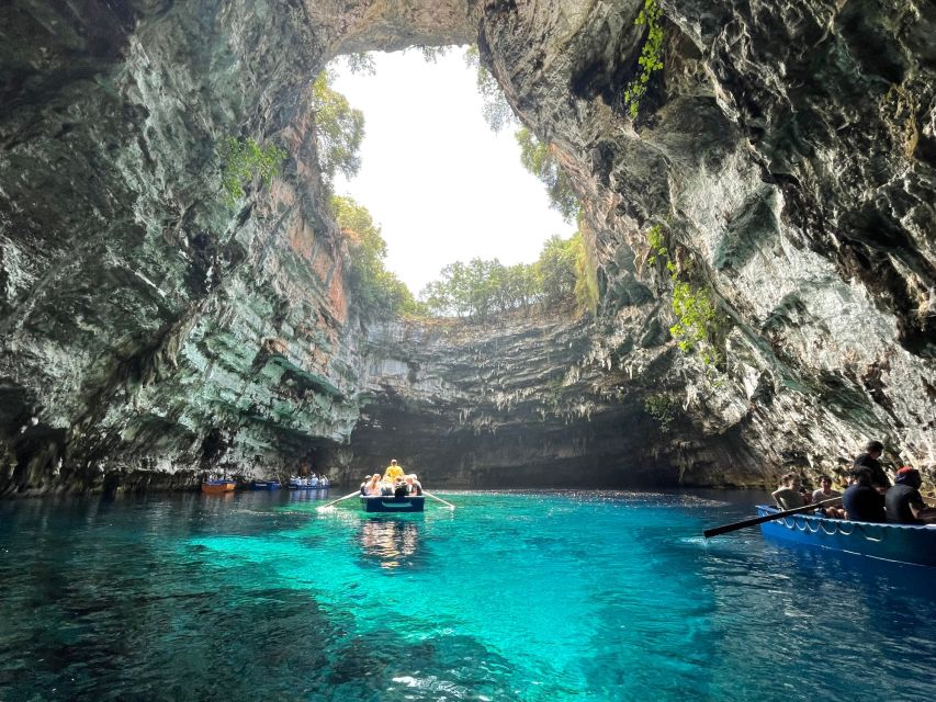 Argostoli: Melissani Lake, Drogarati Cave, and Myrtos Beach - The pace, timing, and physical demands