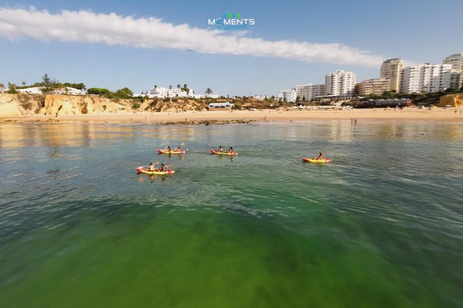 Armação de Pêra: 2-Hour Wild Beaches and Caves Kayak Tour - The Yellow Submarine coastal formation