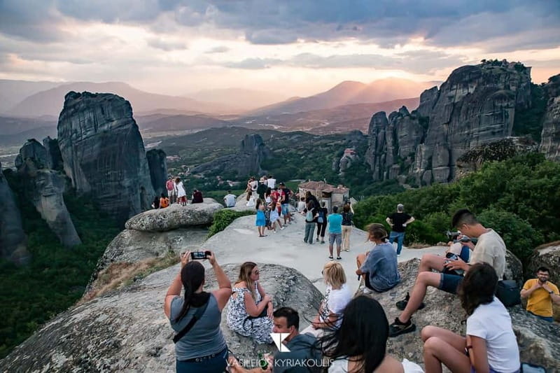 Athens: Guided Tour to Meteora Monasteries & Hermit Caves - Inside three monasteries, with strict clothing rules