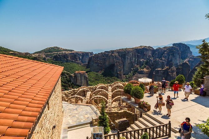Athens: Meteora Monasteries, Hermit Caves Tour with Pickup - Varlaam Monastery and the story of hauling stone uphill
