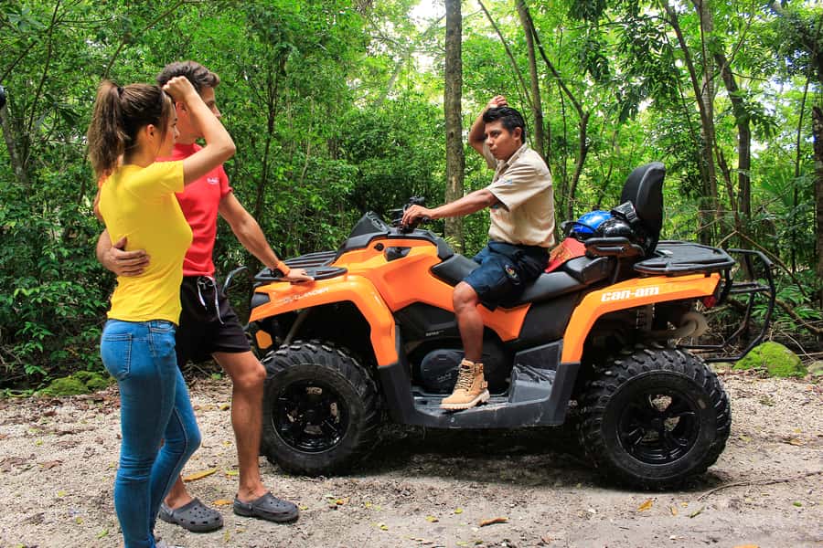 ATV Adventure to Jade Cavern Double - Riding Cozumel’s jungle tracks