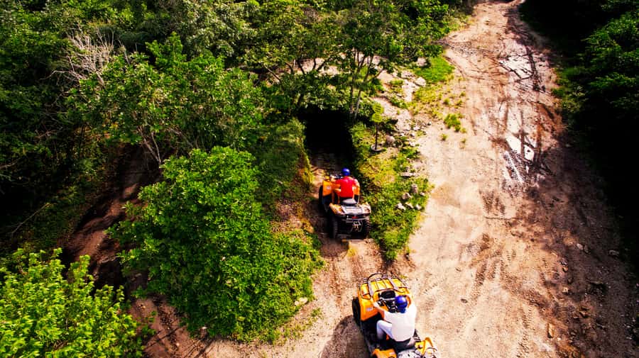 ATV Adventure to Jade Cavern Double - Rain can change the day