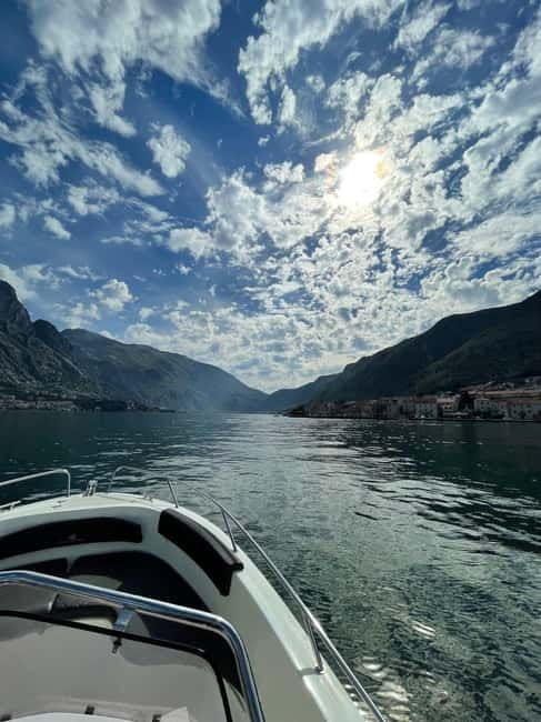 Azure Paradise: Blue Cave and Kotor Bay Boat Tour - The former submarine tunnel: a quick look at military history