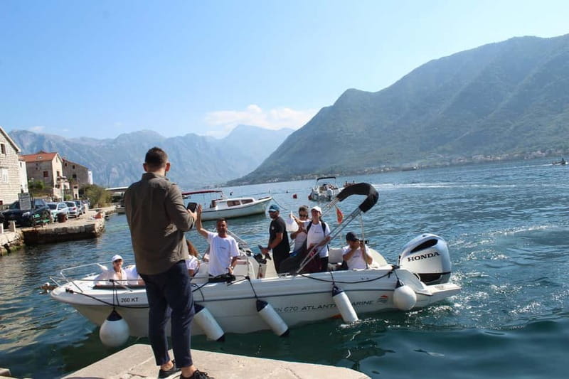 Azure Wonders: Kotor's Blue Cave Expedition - The scenery between the stops