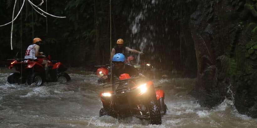Bali: ATV Gorilla Cave, Ubud Monkey Forest, & Waterfall Tour - Starting with safety gear and ATV instruction