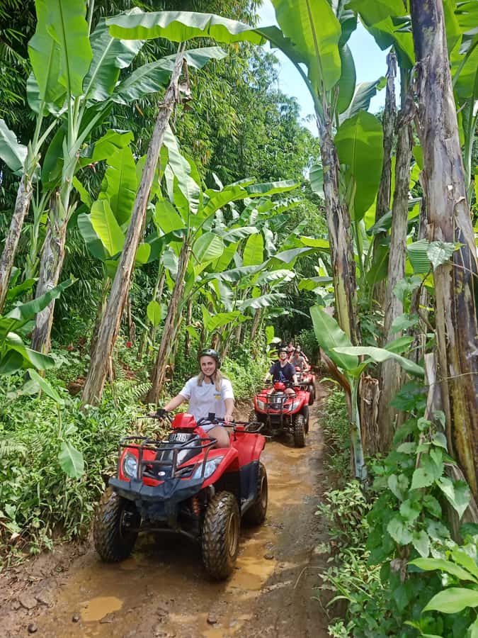 Bali: Gorilla Cave Quad Bike Tour & Cretya Infinity Pool - The equipment, instruction, and comfort level