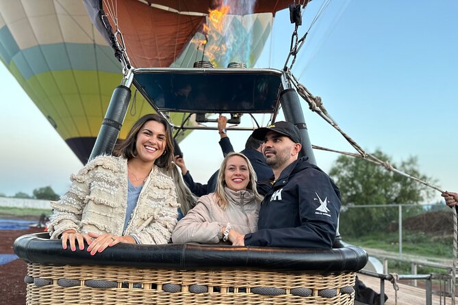 Balloon Flight + Breakfast in a cave + Pick up CDMX + Pyramids - Pulque, agave, and obsidian