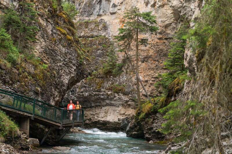 Banff: Gondola Cave Basin, Johnston Canyon & Lake Minnewanka - Bow Falls, Fairmont Banff Springs, and Surprise Corner