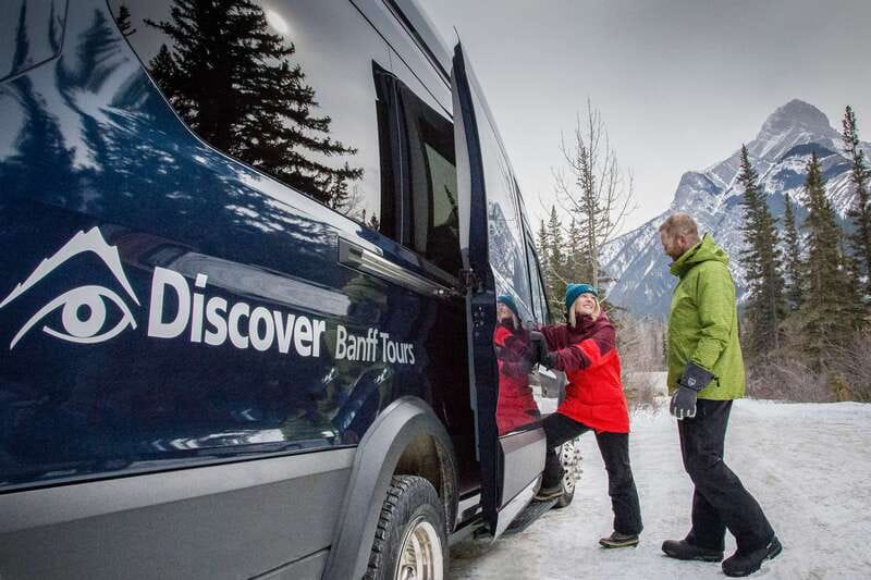 Banff: Grotto Canyon Icewalk - Reaching the icefalls and taking a warm break