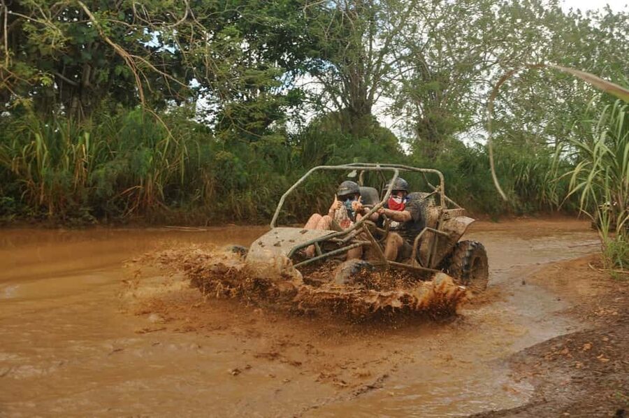 Bayahibe: ATV Buggy Adventure through Jungle & Caves - Mud, water, and the real driving