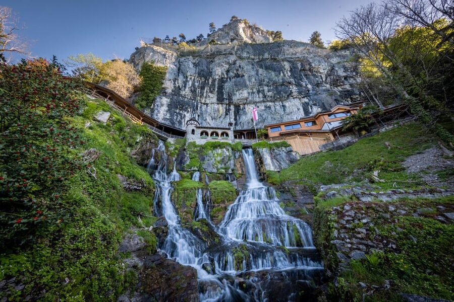 Beatenberg: Beatus Caves Entry Ticket with Museum - The views, waterfall, and cafe break